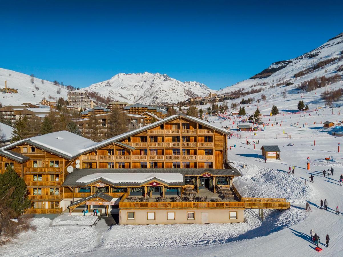 Hotel Aalborg Les Deux Alpes Esterno foto